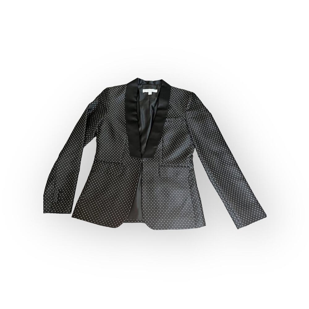 Women's / Teen Tux Style Satin Suit Jacket Blazer - Picture 1 of 8